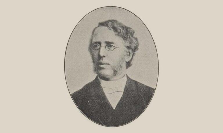 Retrato de Philippus Jacobus Hoedemaker, crítico de Abraham Kuyper, en la Christelijke encyclopædie (1926)