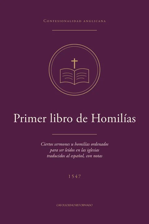 Cubierta del Primer libro de Homilías, edición en español