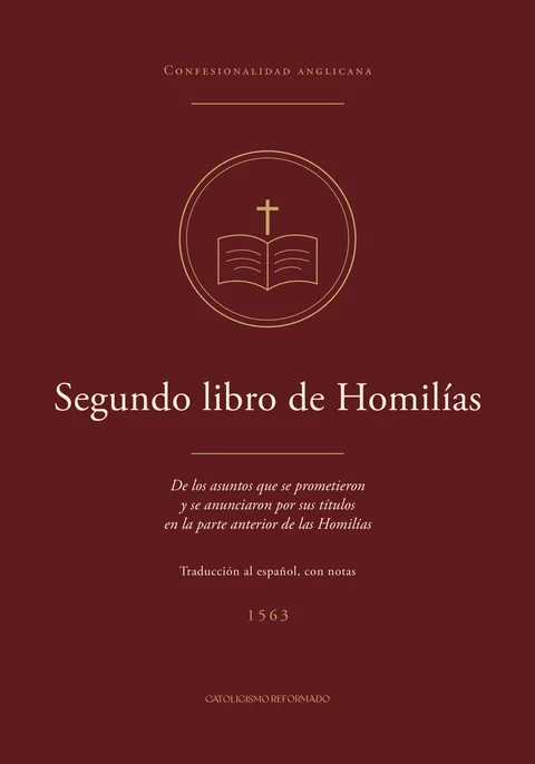 Cubierta del Segundo libro de Homilías, edición en español